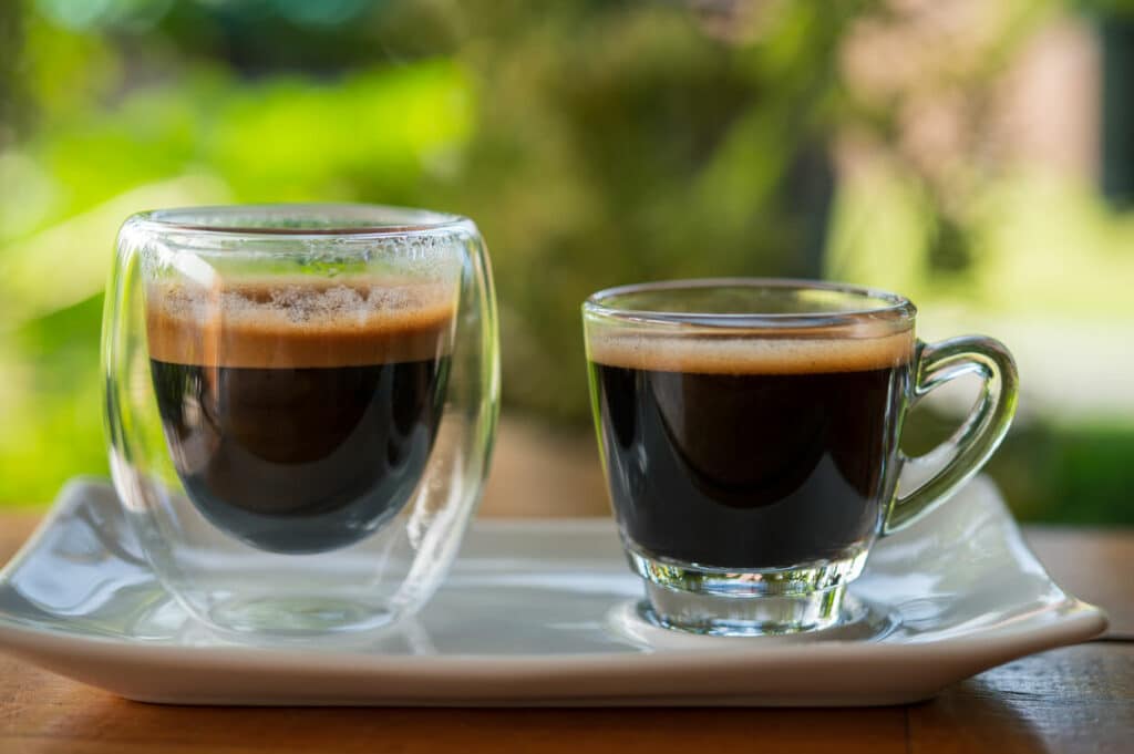 Loveramics Egg Style Espresso Cup & Saucer (2.7oz/80ml) - Set of 2 Brown / Espresso / 2oz - 3.5oz